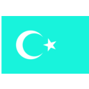 download Flag Of Turkey clipart image with 180 hue color