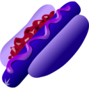 download Hot Dog clipart image with 225 hue color