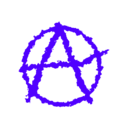 download Anarchism clipart image with 270 hue color