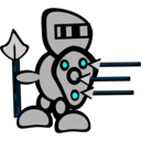 download Knight clipart image with 180 hue color