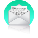 download Big Mail Icon clipart image with 135 hue color