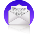 download Big Mail Icon clipart image with 225 hue color