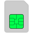 download Sim Card Mobile Phone clipart image with 90 hue color