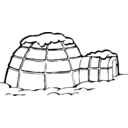 download Igloo clipart image with 225 hue color