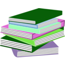 download Stack Of Books 01 clipart image with 90 hue color