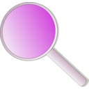 download Magniflying Glass clipart image with 90 hue color