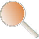 download Magniflying Glass clipart image with 180 hue color