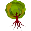 download Simple Tree 1 clipart image with 315 hue color