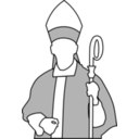 download Bishop clipart image with 90 hue color