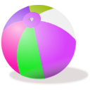 download Beach Ball clipart image with 270 hue color