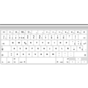 download Mackeyboard Sp clipart image with 315 hue color