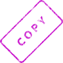 download Copy Business Stamp 2 clipart image with 90 hue color