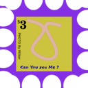 download Can You See Me clipart image with 225 hue color