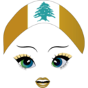 download Pretty Lebanese Girl Smiley Emoticon clipart image with 45 hue color