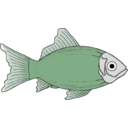 download Generic Fish clipart image with 315 hue color