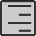 download Ftalign Right clipart image with 180 hue color