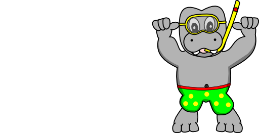 Snorkelinghippo