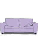 download The Couch clipart image with 225 hue color