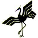 download Bird Emblem 2 clipart image with 225 hue color