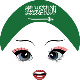 Pretty Saudi Girl Smiley Emoticon