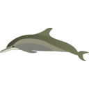 download Dolphin clipart image with 225 hue color