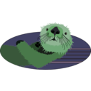 download Sea Otter clipart image with 90 hue color