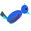 download Yellow Bird clipart image with 180 hue color