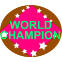 download Brazil World Champion clipart image with 270 hue color