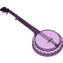 download Banjo 1 clipart image with 270 hue color