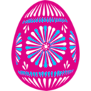 download Easter Egg Blue clipart image with 135 hue color
