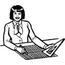 download Engineer clipart image with 180 hue color