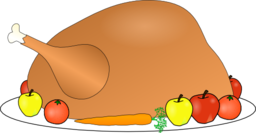 Turkey Platter 01 With Fruit And Vegitables 01