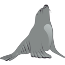 download Sea Lion clipart image with 90 hue color