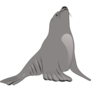 download Sea Lion clipart image with 270 hue color