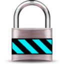 download Secure Padlock Silver Medium clipart image with 135 hue color
