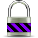 download Secure Padlock Silver Medium clipart image with 225 hue color