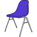 download Modern Chair 3 4 Angle clipart image with 225 hue color