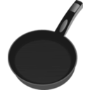 download Frying Pan clipart image with 225 hue color