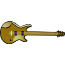 download Bass Guitar clipart image with 45 hue color