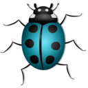 download Ladybug clipart image with 180 hue color