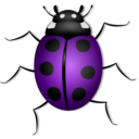 download Ladybug clipart image with 270 hue color