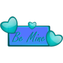 download Love Be Mine clipart image with 180 hue color