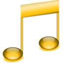 download Music Note Icon clipart image with 45 hue color