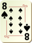 Ornamental Deck 8 Of Spades