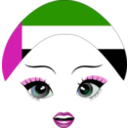 download Pretty Uae Girl Smiley Emoticon clipart image with 315 hue color