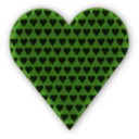 download Heart In Heart Dark clipart image with 90 hue color