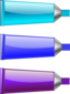 Color Tube Blue Purple Cyan