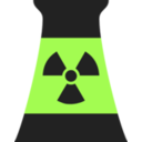 download Nuclear Power Plant Reactor Symbol 2 clipart image with 45 hue color