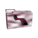 download Folder Icon Plastic Videos clipart image with 315 hue color