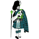 download Scottish Highlander clipart image with 45 hue color